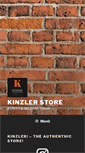Mobile Screenshot of kinzler-store.com
